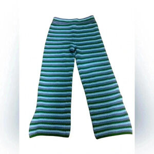 SOLID & STRIPED The Logan Jacquard Knit Wide-Leg Pants Size Small NWOT